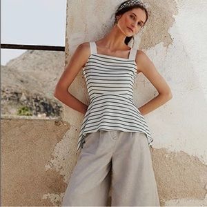 Anthropologie Peplum Tank